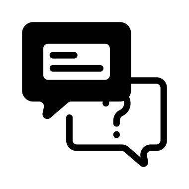 İleti, sohbet iletişimi, konuşma baloncuklarının moda simgesi