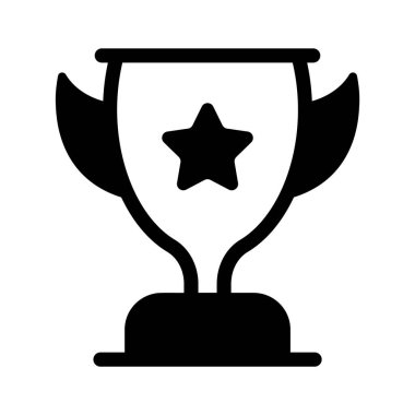 Zaferi ya da başarıyı temsil eden bir kupa.