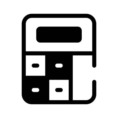 Matematiksel hesaplamaları ya da finansmanı sembolize eden bir hesap makinesi