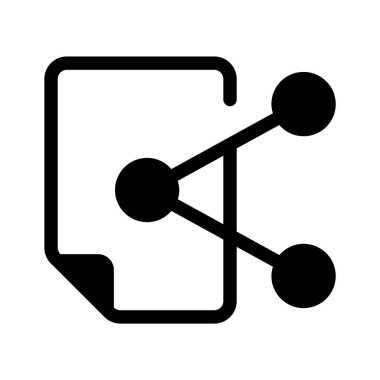 İçerik paylaşımını veya bağlantıları temsil eden bir paylaşım sembolü
