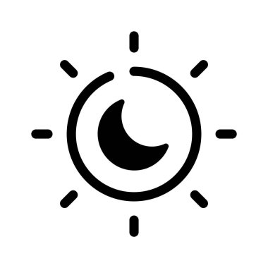 Parlaklık vektör simgesi tasarımı moda biçiminde