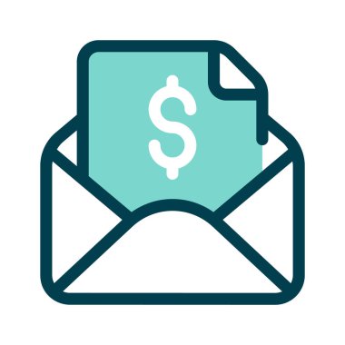 Para içeren, ödemeleri veya maaş dağılımını sembolize eden bir zarf