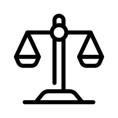 Dengeli terazilerin simgesi hukuk, adalet ve adaleti simgeliyor.