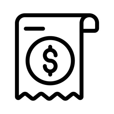 Fatura ve işlem kayıtlarını temsil eden bir mali fatura belgesi