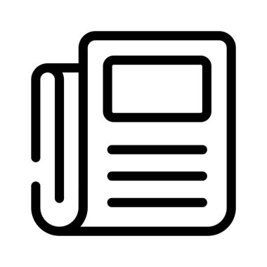 Şu harika gazete ikonuna bir bakın.