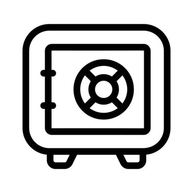 Mali varlıkların ya da değerli eşyaların korunmasını sembolize eden güvenli bir koruma.