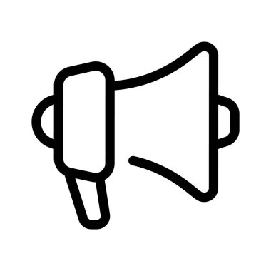 Bir hoparlör, iş iletişimini veya pazarlamayı sembolize eder