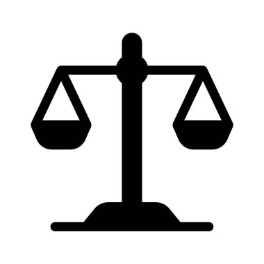 Dengeli terazilerin simgesi hukuk, adalet ve adaleti simgeliyor.
