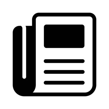 Şu harika gazete ikonuna bir bakın.