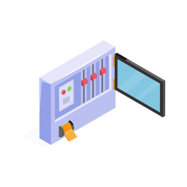 Şu inanılmaz elektrik paneline bir bakın. Modern tarzda.