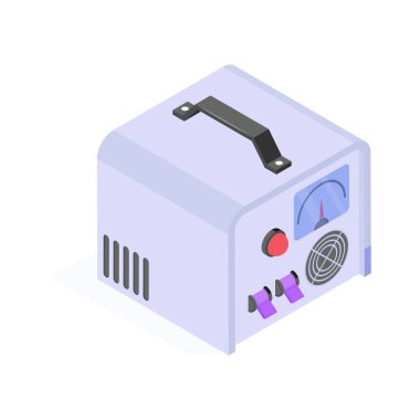 Modern tarzda dengeleyicinin izometrik simgesi