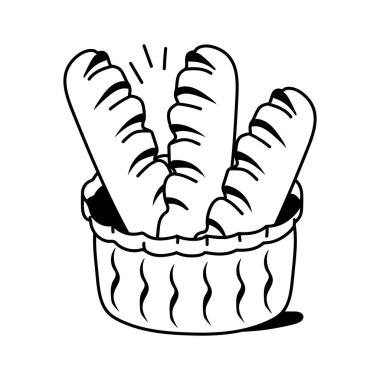 Şu son moda ekmek ikonuna bir bakın.