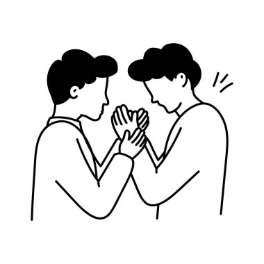 Bir insanın diğerinden özür dilemesi ilişkide affetmeyi sembolize eder.