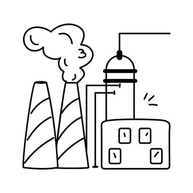 Enerji üretimi ve dağıtımı için sanayi enerji santrali