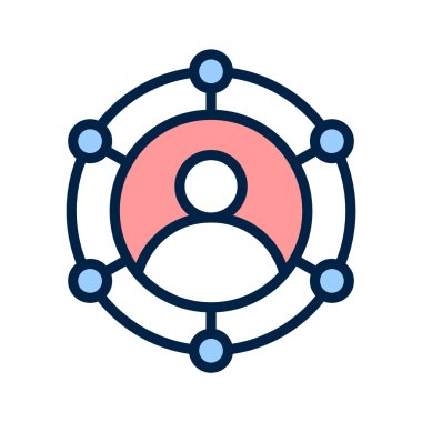 Veri analizi ve geri besleme iletişimini temsil eden kullanıcı içgörüleri simgesi