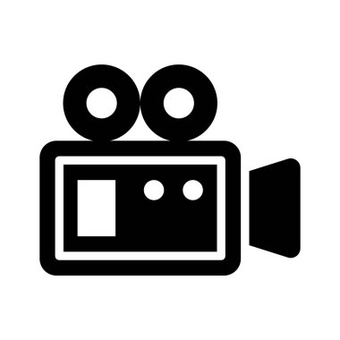 Video kamera video kaydı ve multimedya iletişimini temsil ediyor