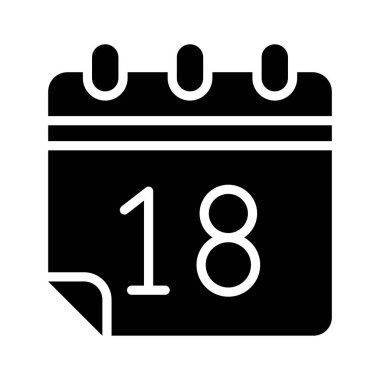 Zaman yönetimi ve iletişim planlamasını temsil eden takvim simgesi