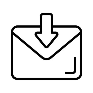 İletileri veya e- posta bildirimlerini gösteren ileti simgesi