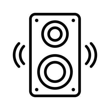 Ses, ses ve yayın iletişimini sembolize eden konuşmacı simgesi