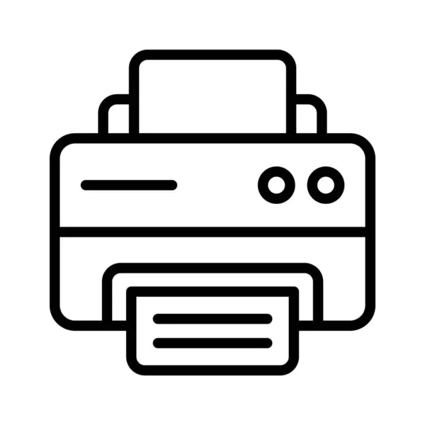 Yazıcı simgesi yazdırılmış iletişim ve belge işlemesini temsil ediyor