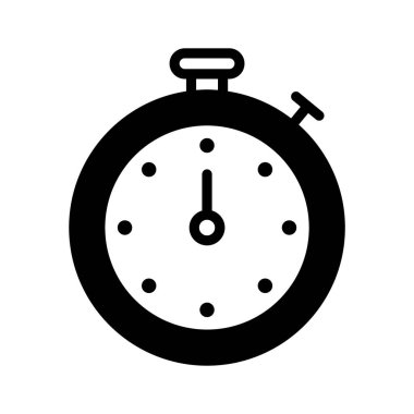 Kesin zaman ölçümü için kronometre gösteren simge