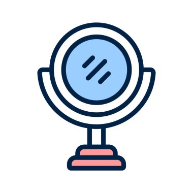 Güzellik ve kişisel bakım için el yapımı ayna.