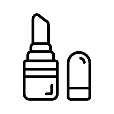 Güzelliği ve güveni arttırmak için canlı bir ruj tüpü.