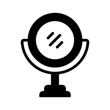 Güzellik ve kişisel bakım için el yapımı ayna.