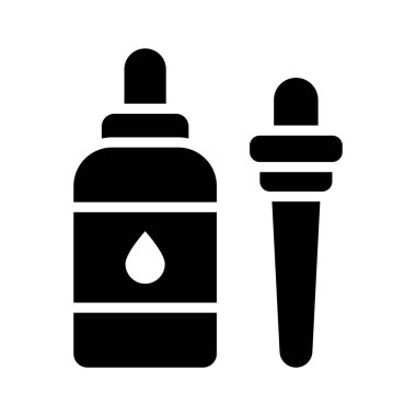 Cilt bakımı serumu şişesi, besleyici ve su veren tedaviler için.