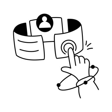 Sanal ve metaevren ortamlarında kusursuz etkileşimi temsil eden sembol