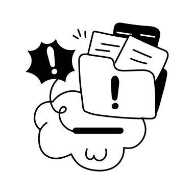 Modern biçimdeki bu dosya hata simgesini al