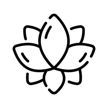 Nilüfer çiçeği, nilüfer çiçeğinin inanılmaz bir ikonu, birinci sınıf kullanım için.