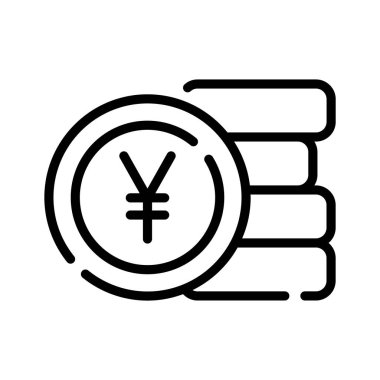 Zenginliği ve refahı simgeleyen bir yığın Çin sikkesi..