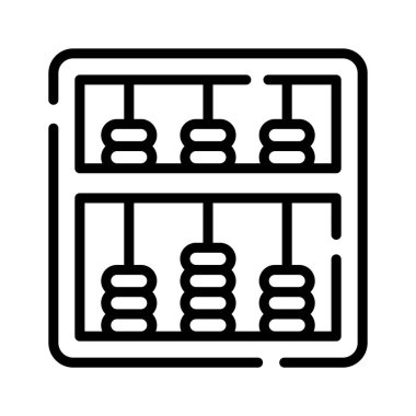 Geleneksel abaküs hesaplamayı, eğitimi ve kültürel mirası sembolize ediyor.