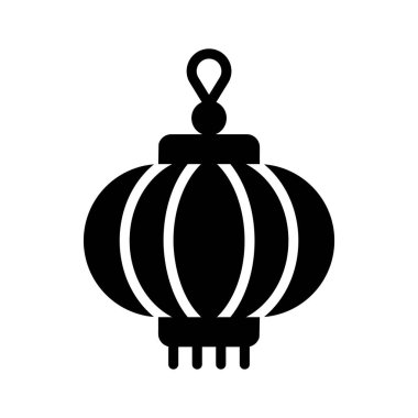 Çin fenerinin modern ve modaya uygun vektör tasarımı