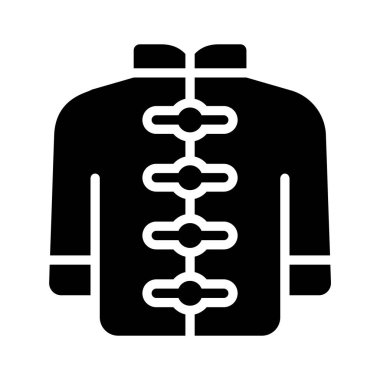 Çin kültürel elbise vektör tasarımı modada