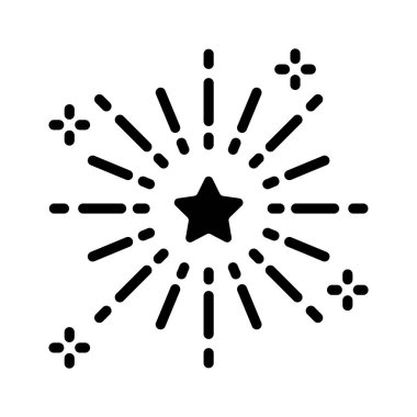 Havai fişek kutlama vektör tasarımı, modern biçim