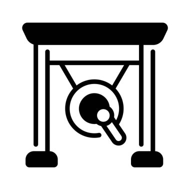 Modern ve modaya uygun Çin Bell vektör simgesi