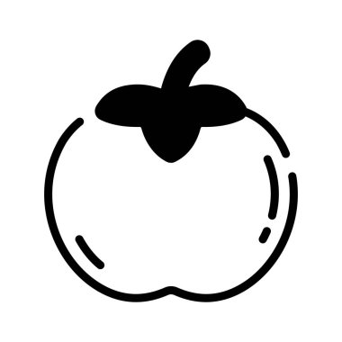 Hurma ağacının vektör tasarımı, sağlıklı ve organik diyet