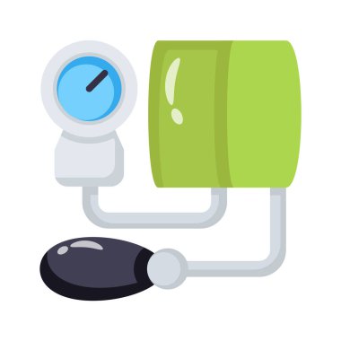 Kan basıncını ve sfenometre vektör tasarımını izlemek için bir aygıt