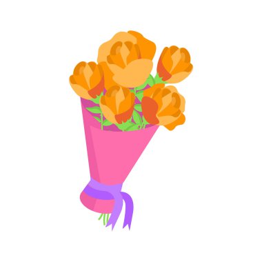 Şu muhteşem çiçek buketine bir bakın.