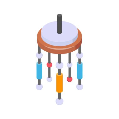 Rahatlatıcı ve doğal ses efektleri için rüzgar çanı