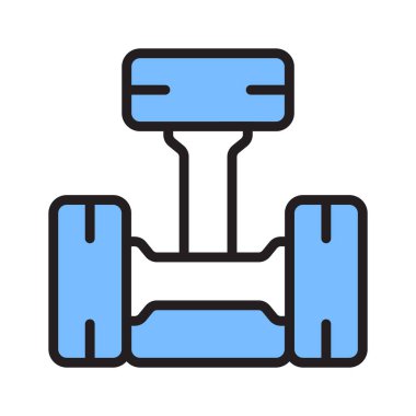 Spor, spor ve gücü simgeleyen bir çift dambıl.