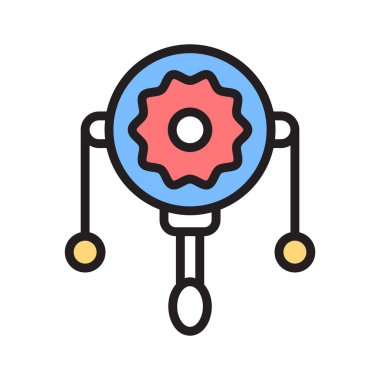 Modern tarzda bu şaşırtıcı davul ikonunu kontrol et