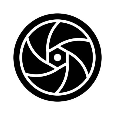 Fotoğraf ve yaratıcılığı temsil eden kamera deklanşör simgesi.