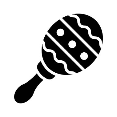 Geleneksel müzikte ritim için kullanılan bir marakas simgesi