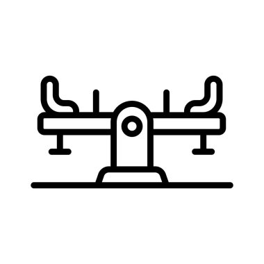 Modern tasarım tarzında tahterevallinin simgesi