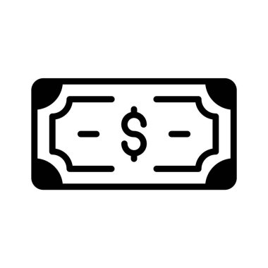 Bu inanılmaz dolar para ikonunu modern tarzda alın.