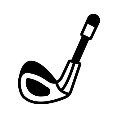 Golfün spor ve eğlence aktivitelerini temsil eden bir golf sopası..