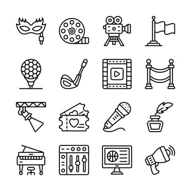 Şu muhteşem eğlence ve multimedya ikonlarına bir bakın.